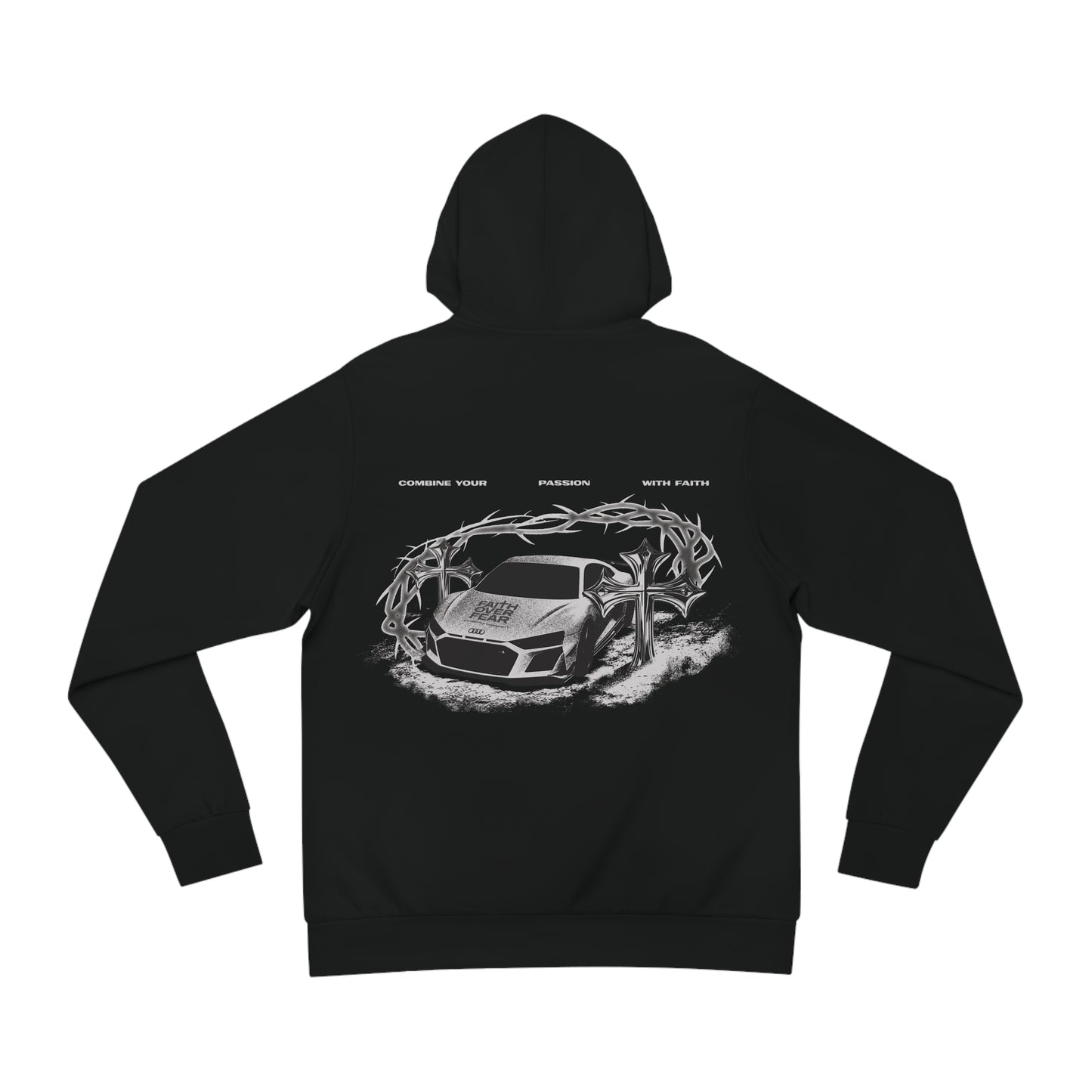 Audi r8 Faith over Fear Hoddie