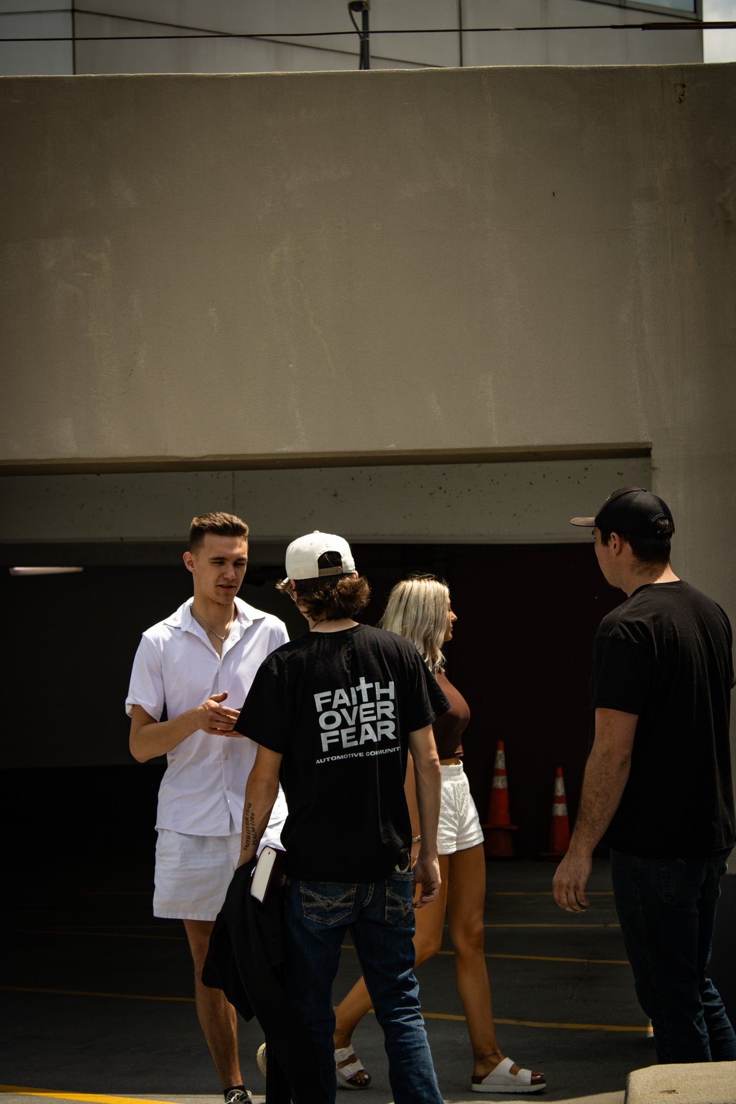 Faith over Fear Automotive Logo T-Shirt