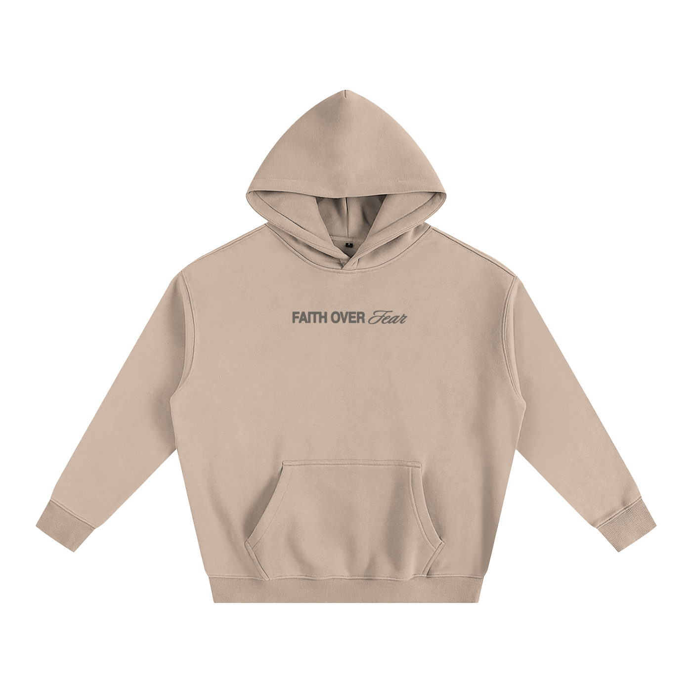 FoF (God is my engine) Oversized Thick Hoodie