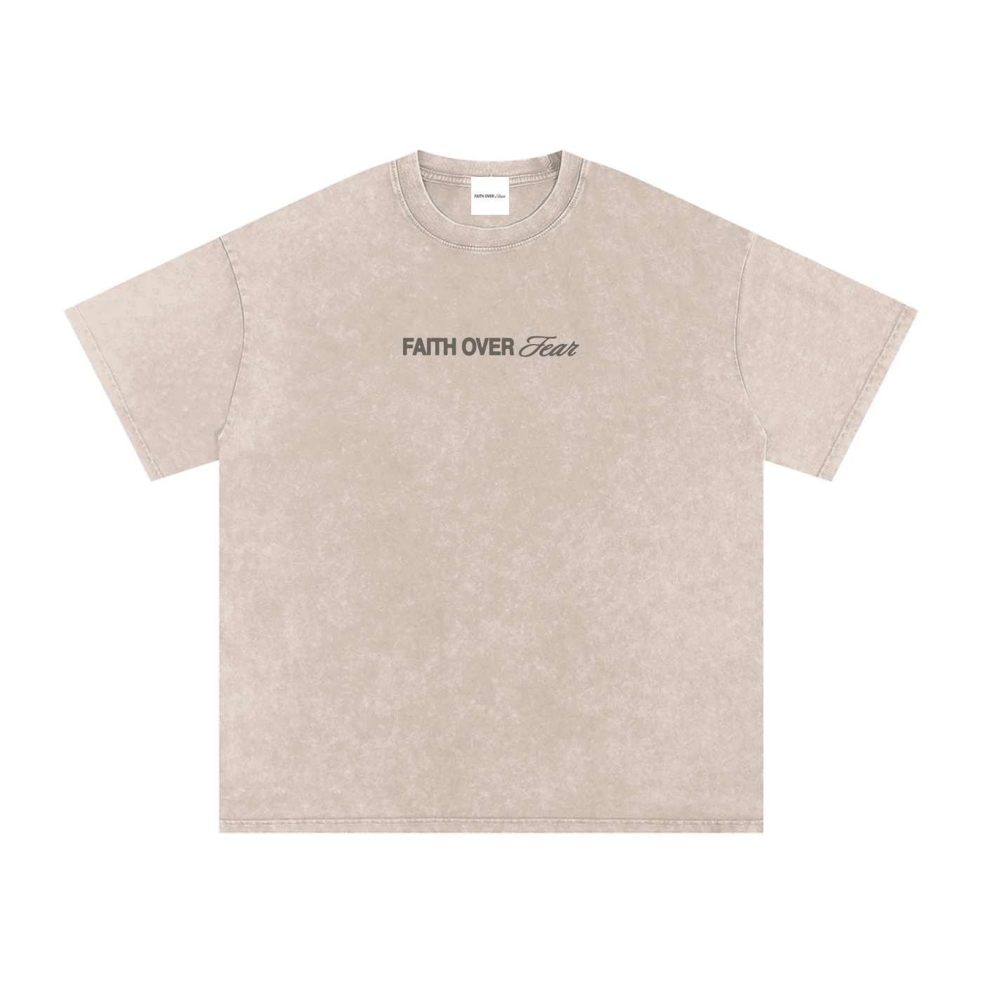 FoF "God is my Engine" Snow Washed T-Shirt