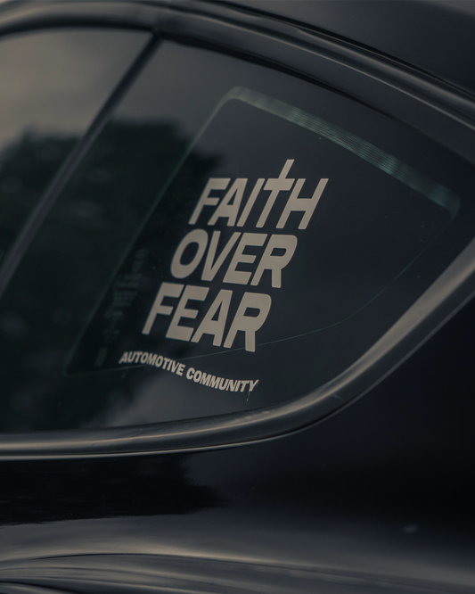 Faith Over Fear Automotive Decal