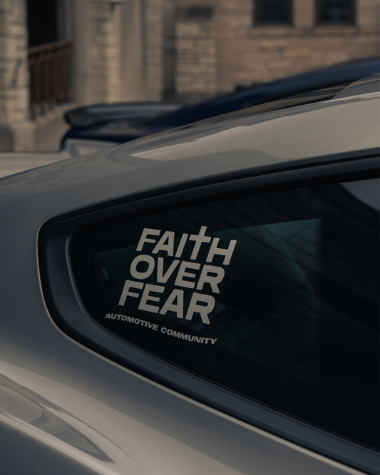 Faith Over Fear Automotive Decal